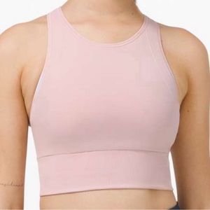 Lululemon Ebb to train medium support long line sports bra - size 12